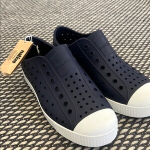 Native Boy’s Blue Slip-On Shoes